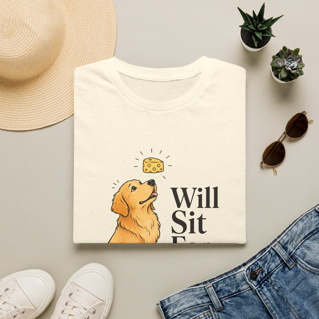 Will Sit For Cheese T-Shirt