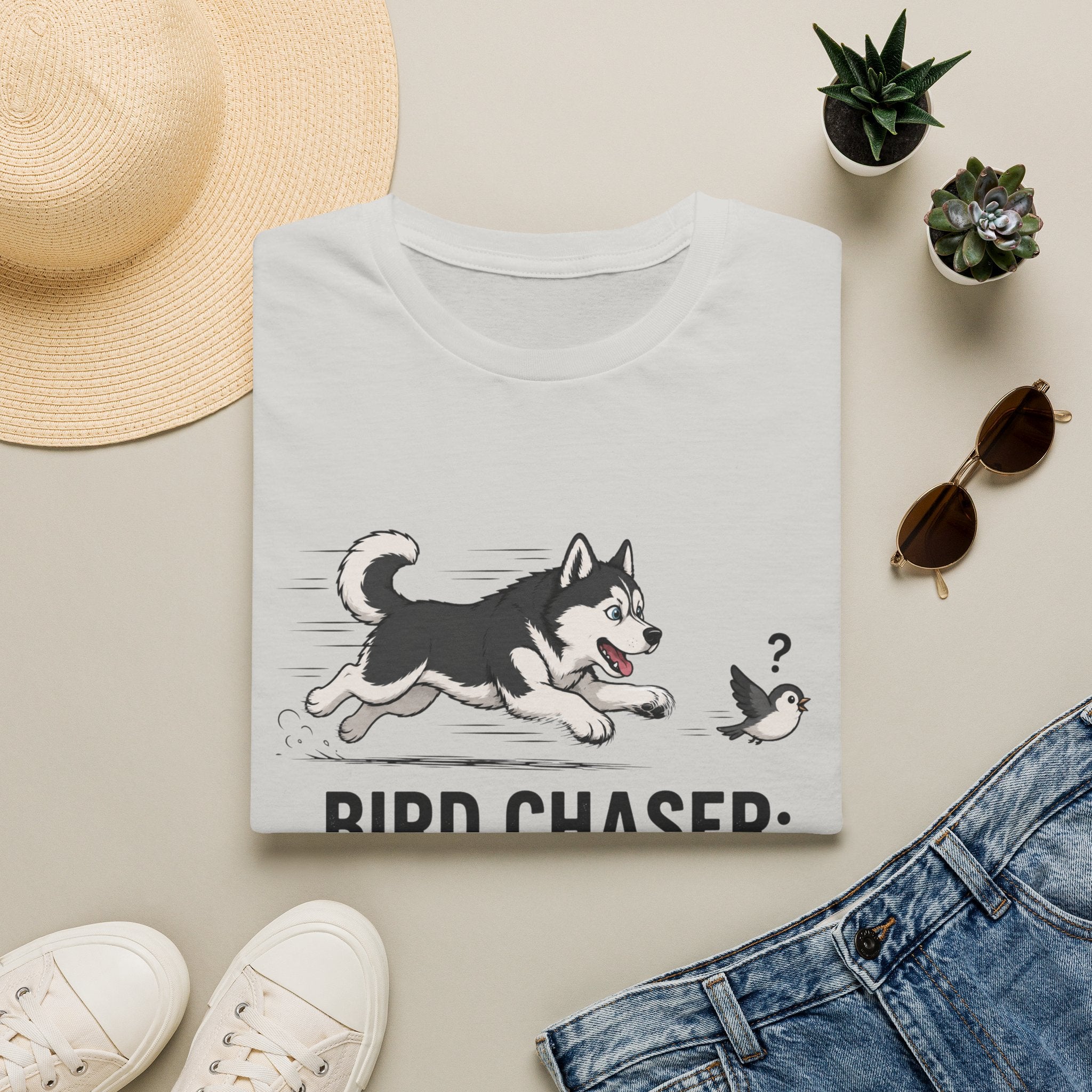 Bird Chaser The Great Pursuit T-Shirt