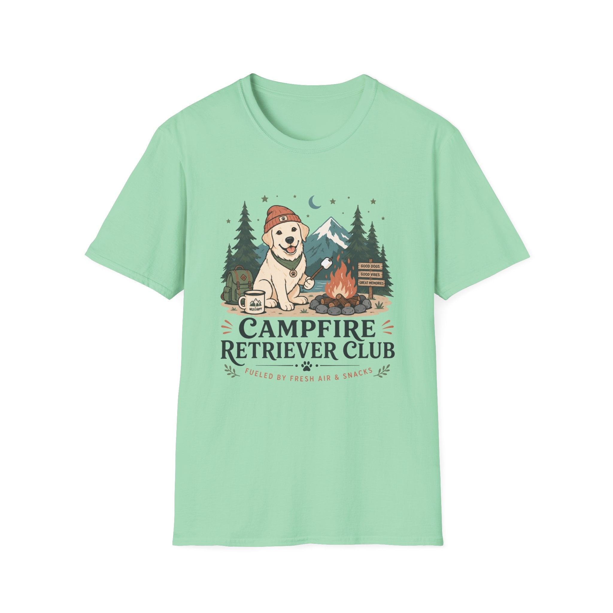 Campfire Retriever Club T-Shirt