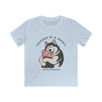 Hugged By A Husky Kids Tee