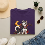 Husky Vampire Halloween Howl-O-Ween Supervisor T-Shirt | Spooky Dog Tee