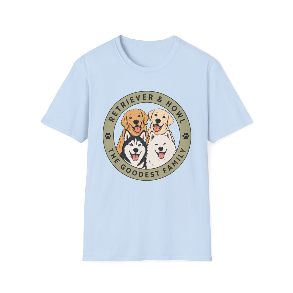 Retriever & Howl The Goodest Family T-Shirt