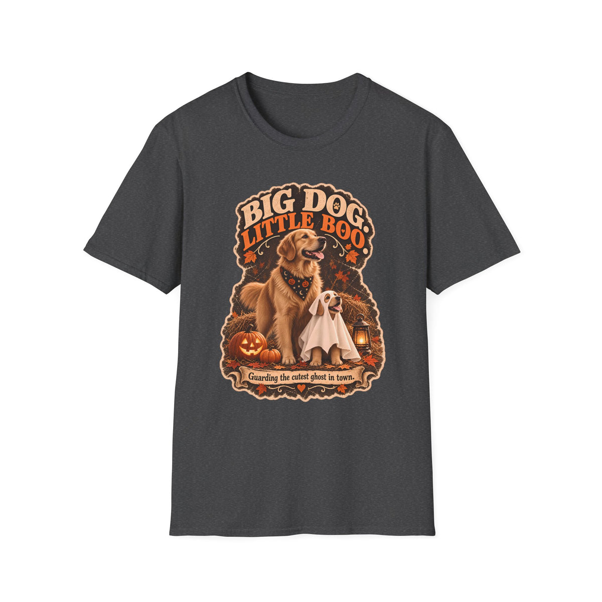 Big Dog Little Boo Golden Retriever Mom & Pup T-Shirt | Halloween Dog Design