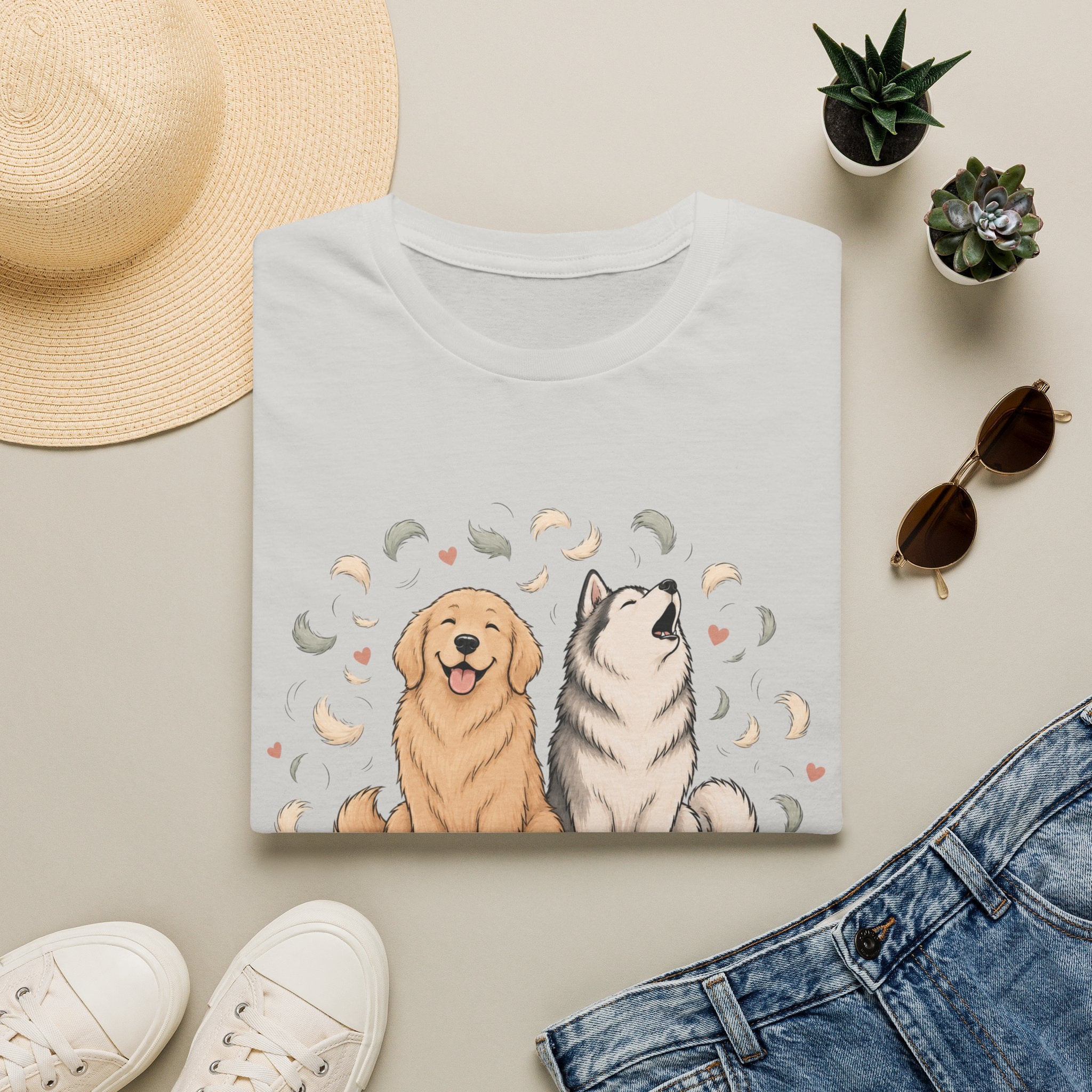 Double the Fluff Triple the Vacuuming T-Shirt