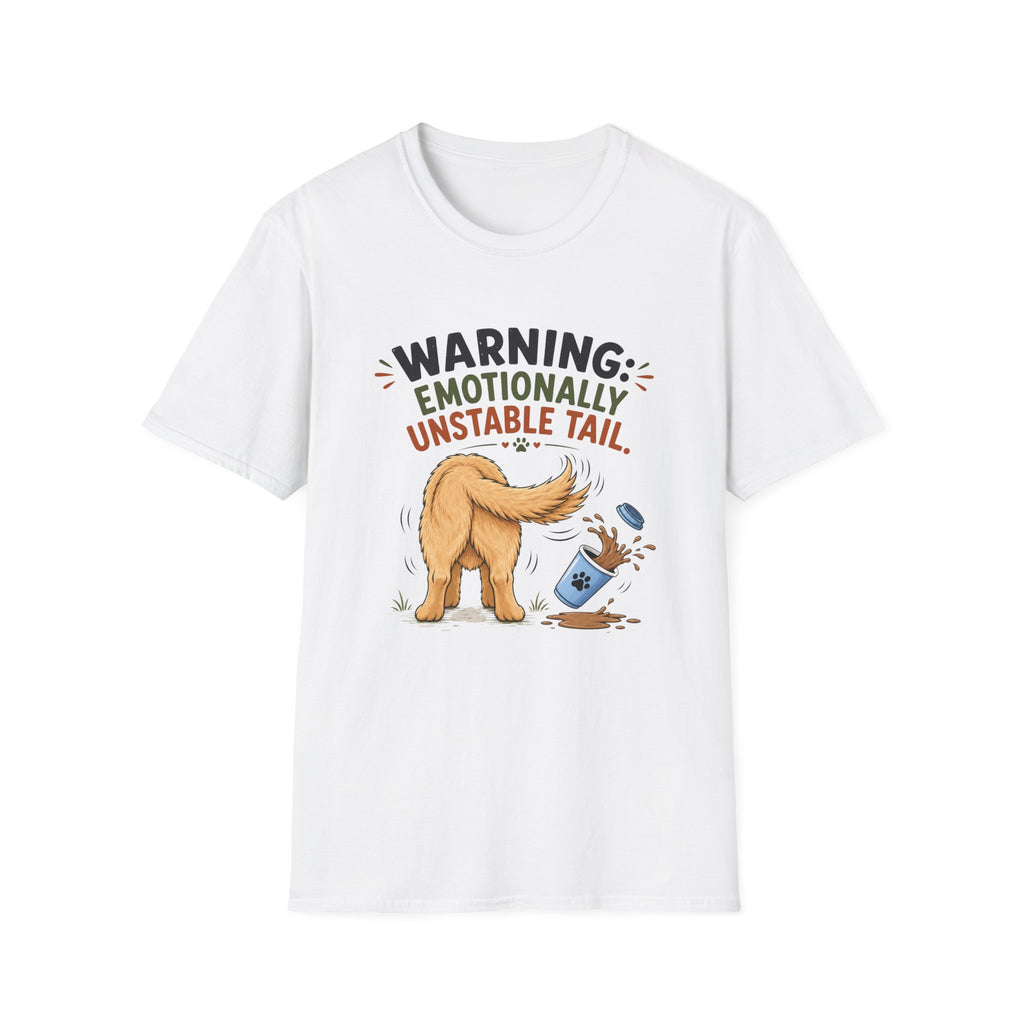 Warning Emotionally Unstable Tail T-Shirt