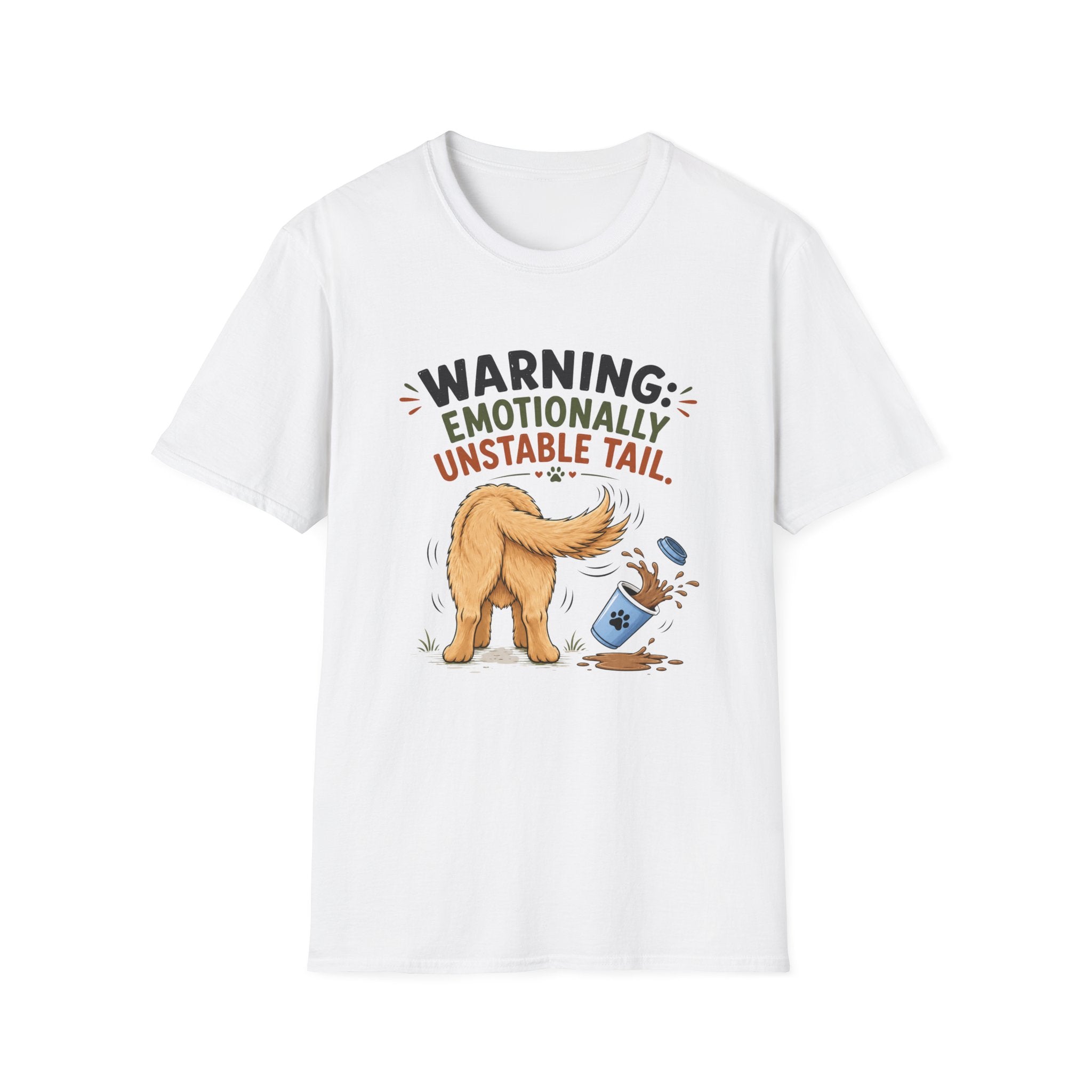 Warning Emotionally Unstable Tail T-Shirt