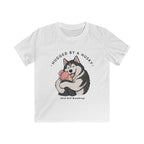Hugged By A Husky Kids Tee