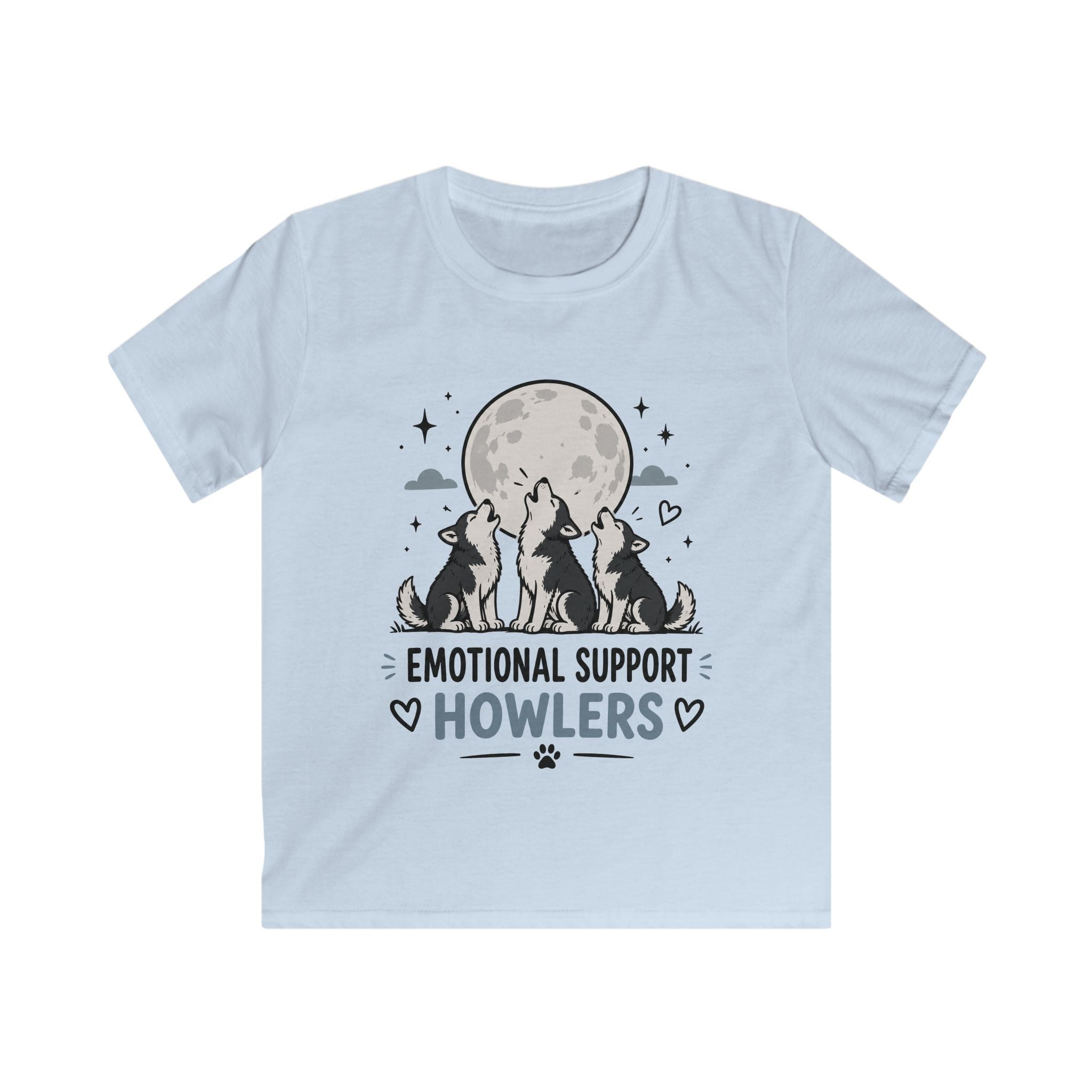 Emotional Support Howlers Kids Tee