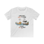 Some Dogs Love to Swim Kids Tee