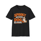 Spooky Season Dog T-Shirt | Halloween Ghost Pup Graphic Tee