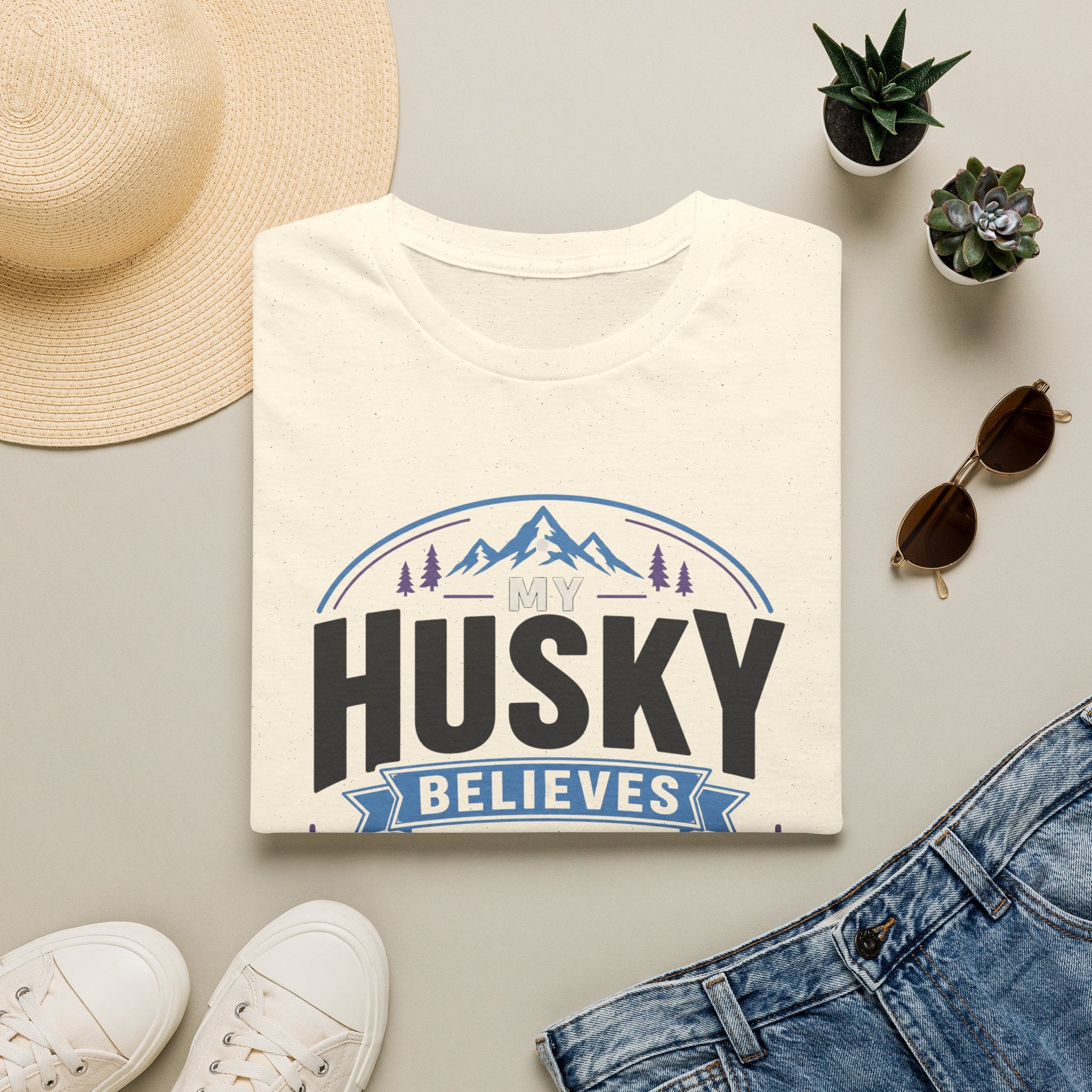My Husky Believes Silence Is A Personal Attack T-Shirt