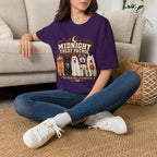 Midnight Treat Patrol T-Shirt | Halloween Dog Squad, Moon & Bats