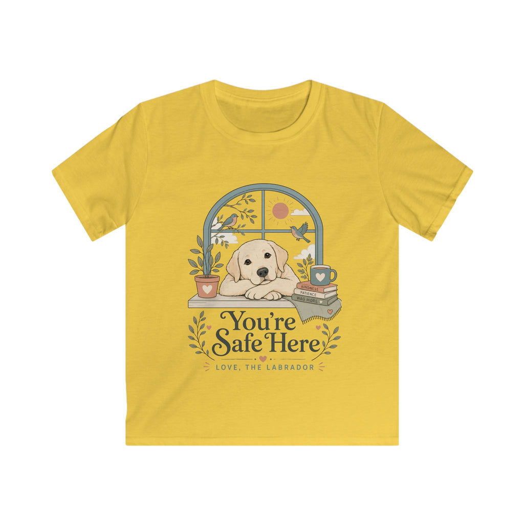 You're Safe Here Kids Tee