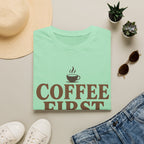 Coffee First Dog Walk Maybe T-Shirt