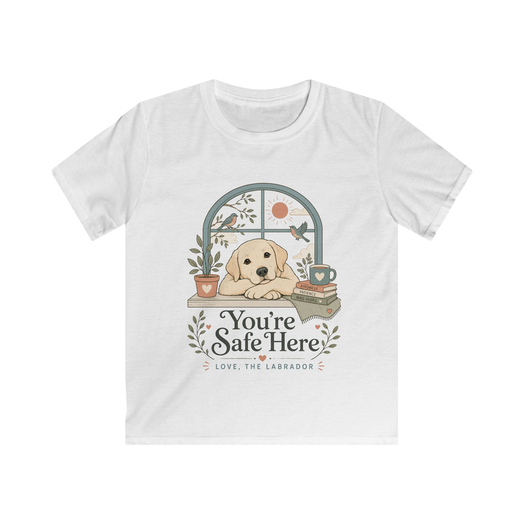 You're Safe Here Kids Tee