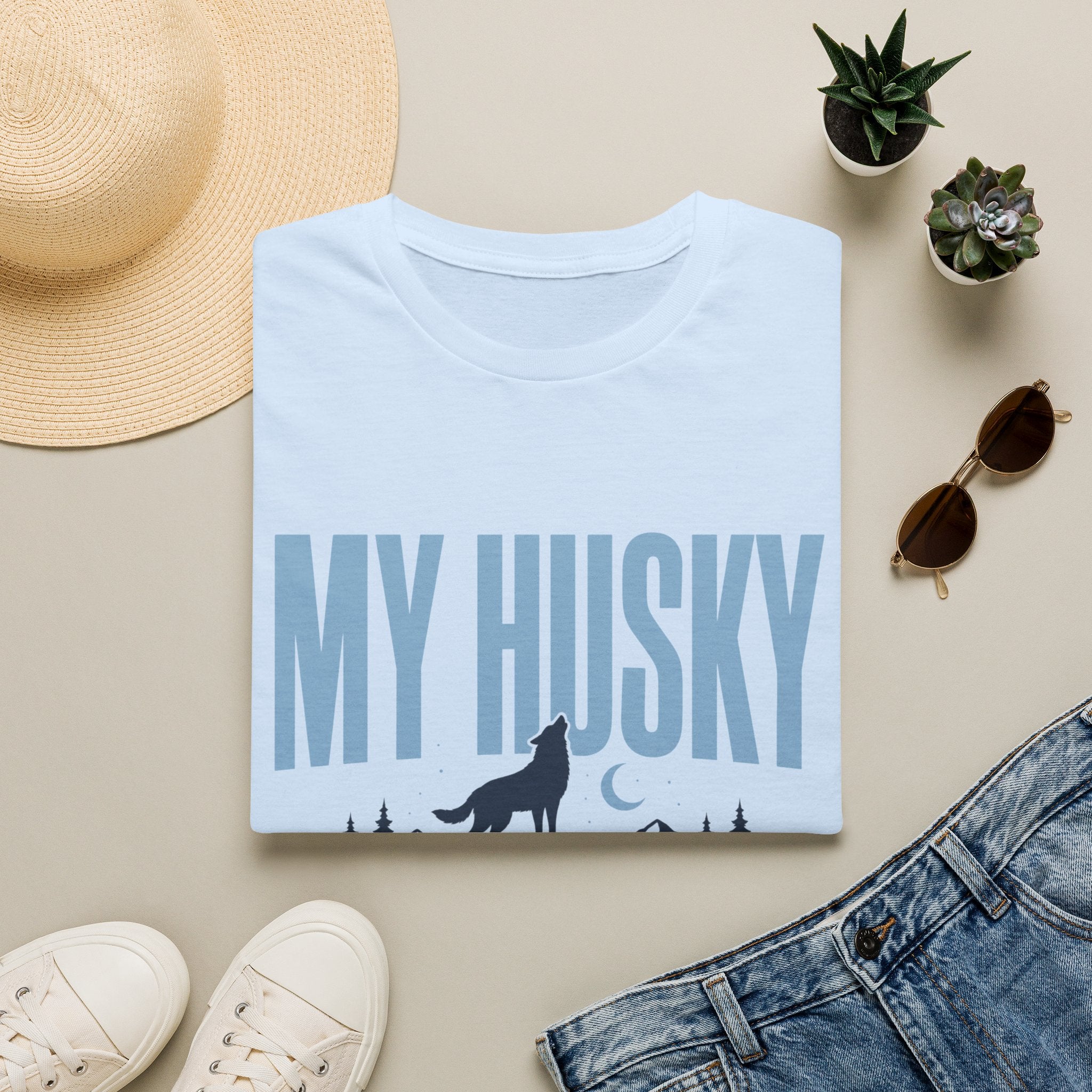 My Husky Needs An Audience T-Shirt