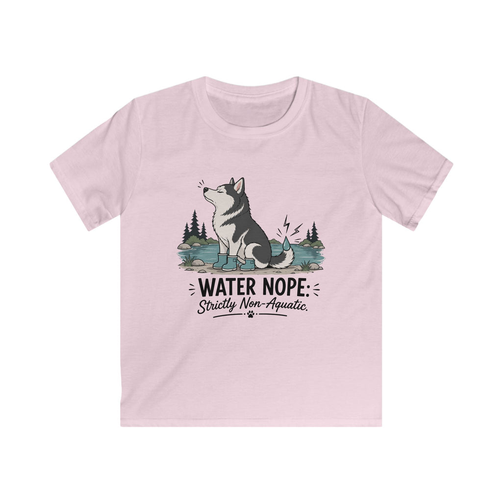 Water Nope Strictly Non-Aquatic Kids Tee