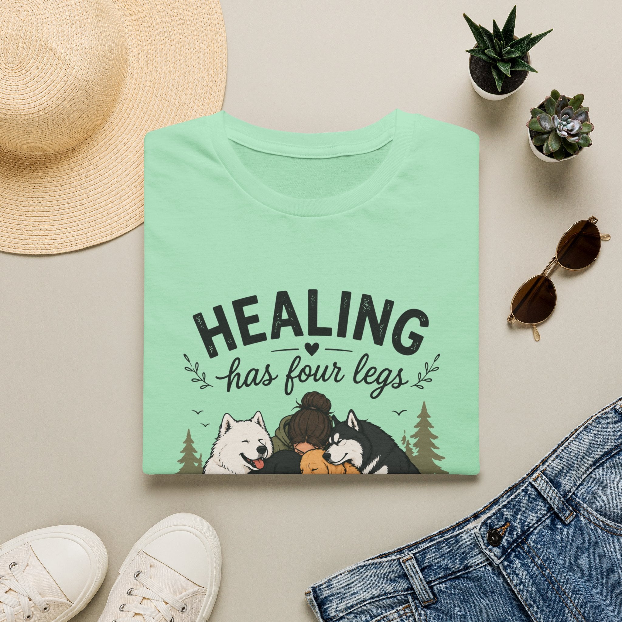 Healing Has Four Legs (Pack) T-Shirt