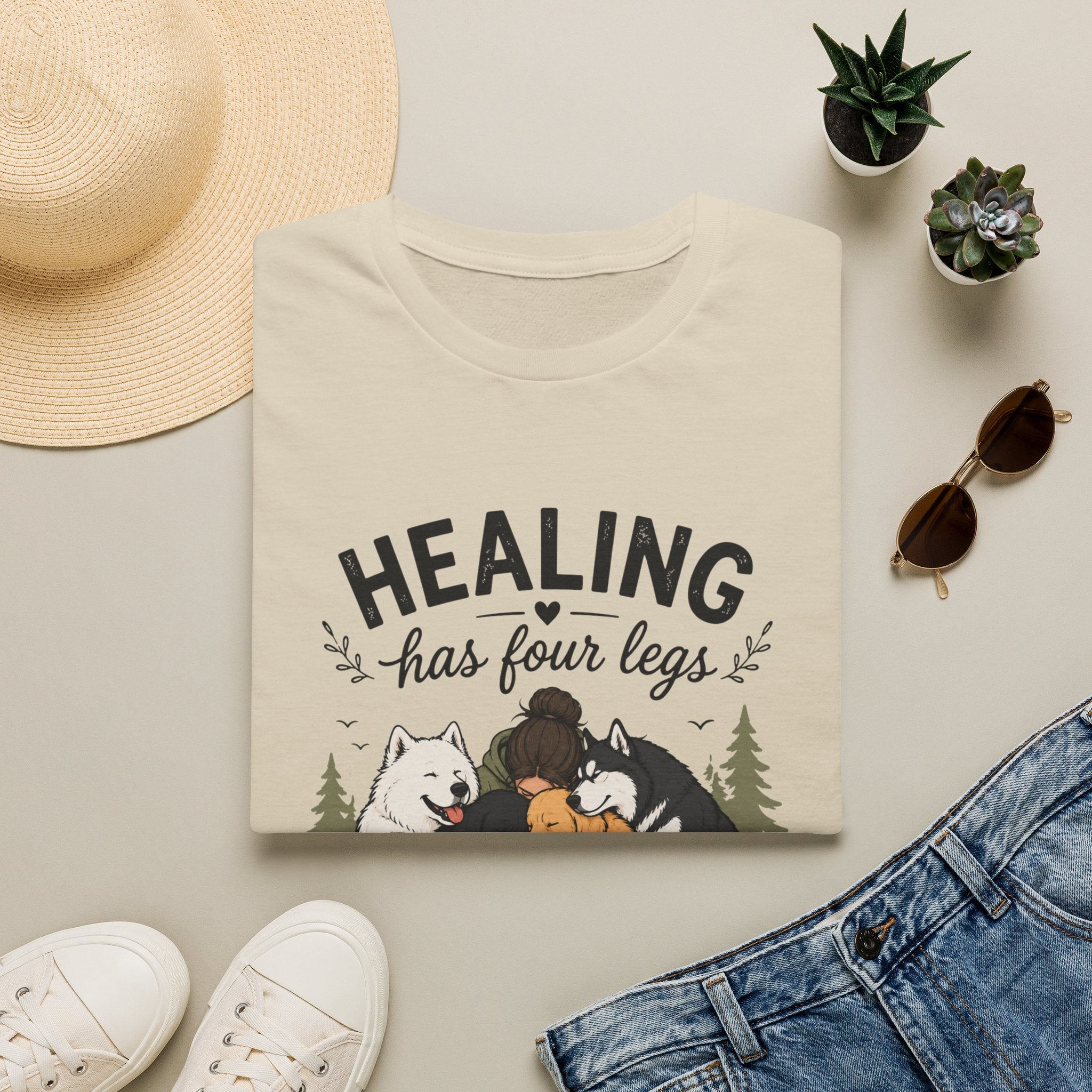 Healing Has Four Legs (Pack) T-Shirt