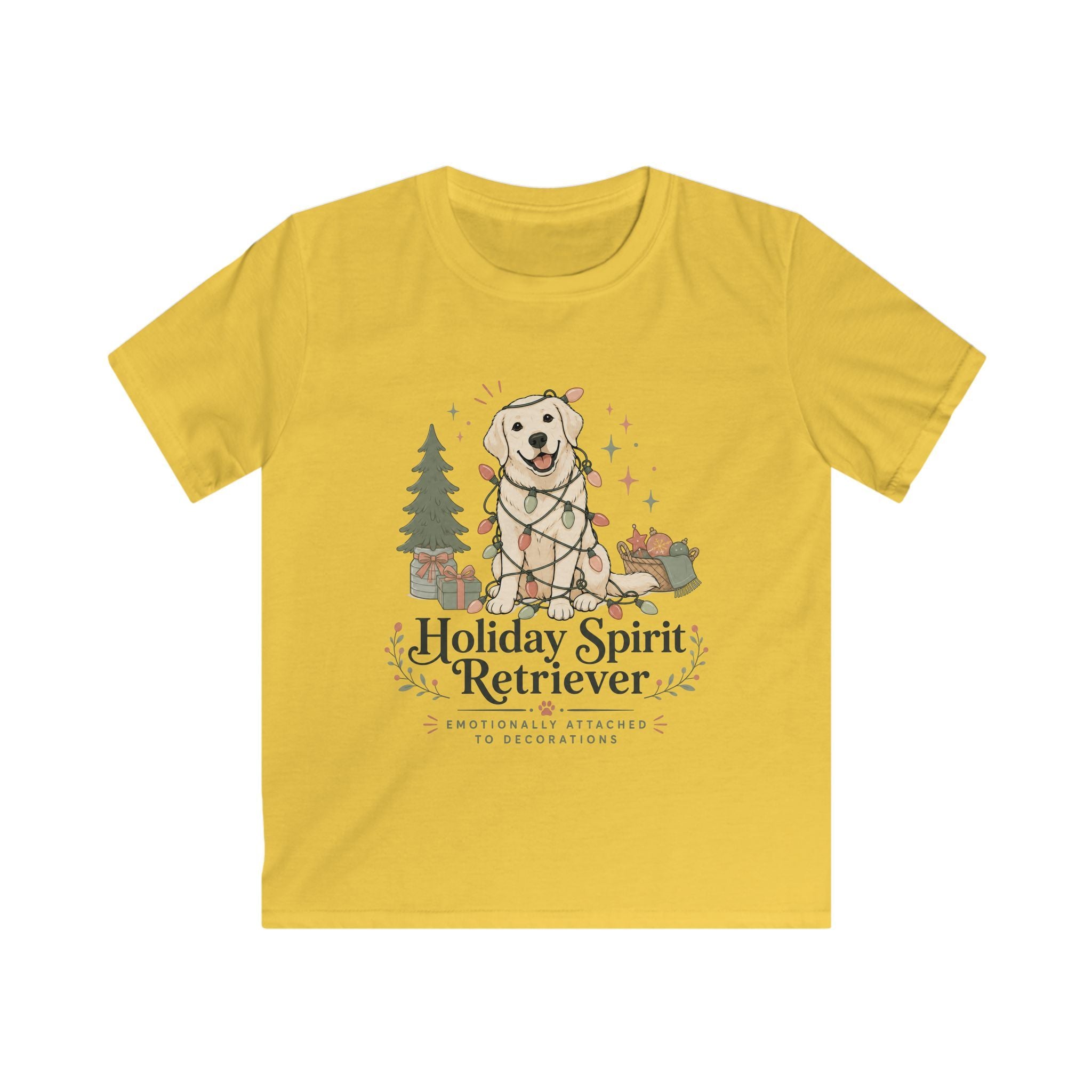 Holiday Spirit Retriever Kids Tee