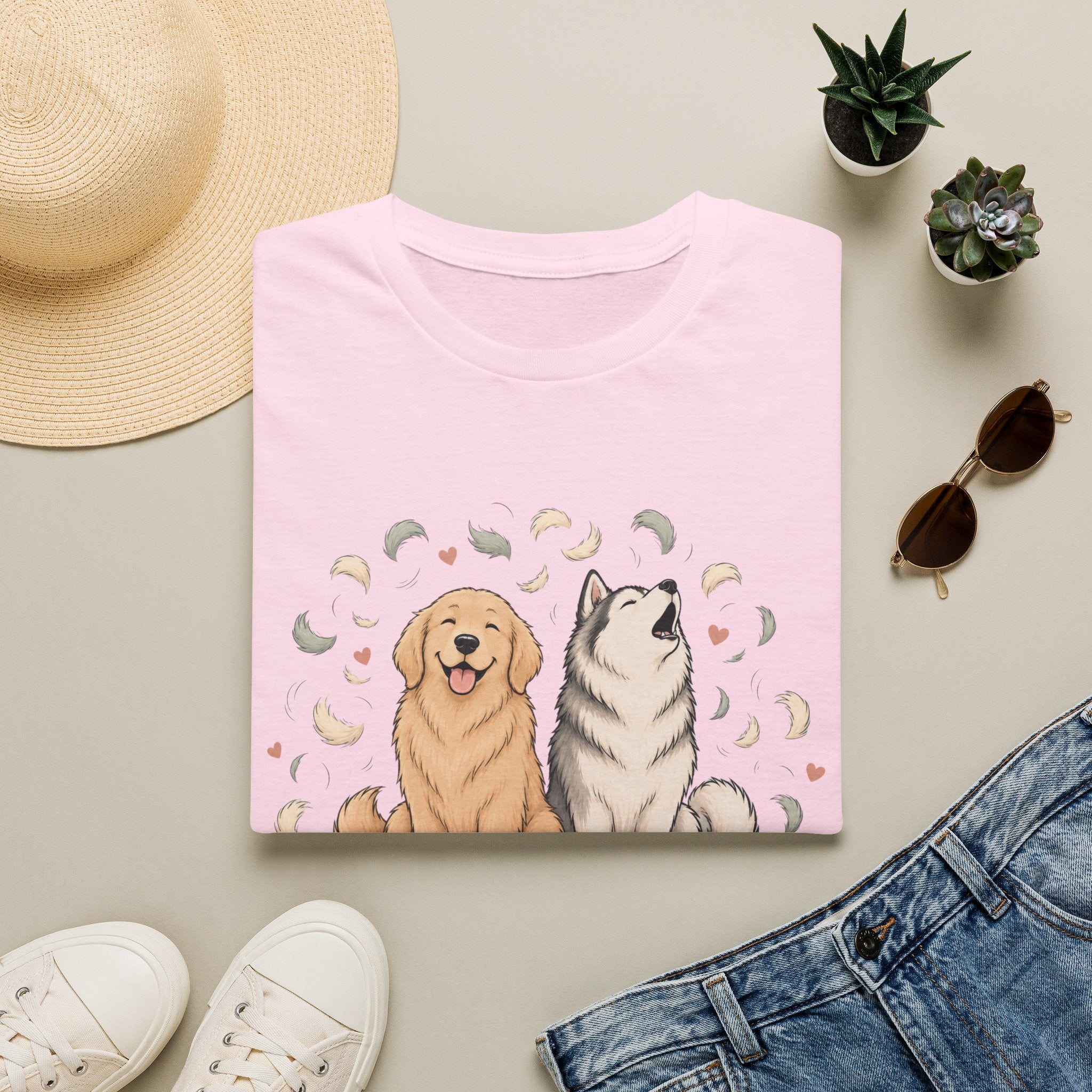 Double the Fluff Triple the Vacuuming T-Shirt