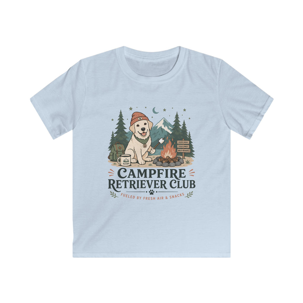 Camp Fire Retriever Club Kids Tee