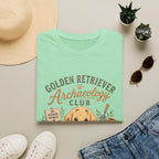 Golden Retriever Archaeology Club T-Shirt
