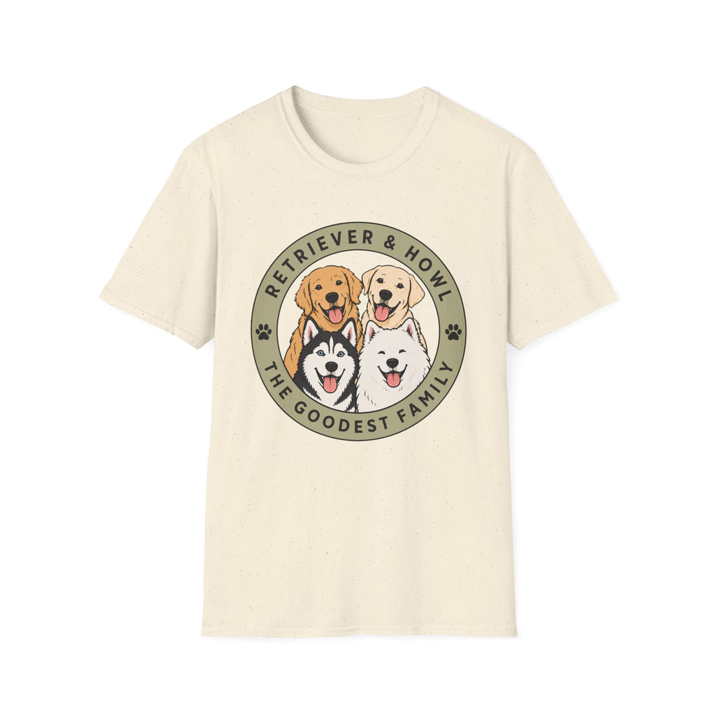 Retriever & Howl The Goodest Family T-Shirt