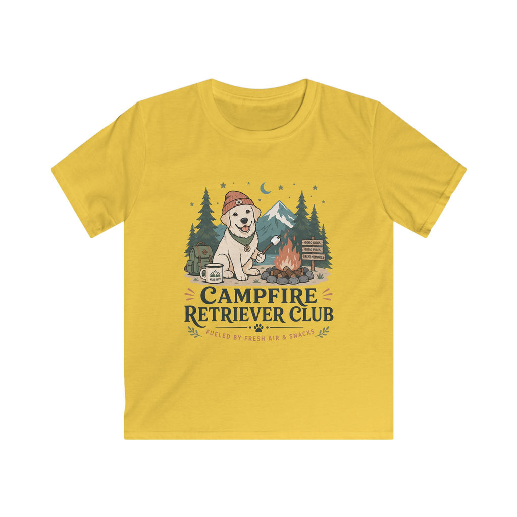 Camp Fire Retriever Club Kids Tee