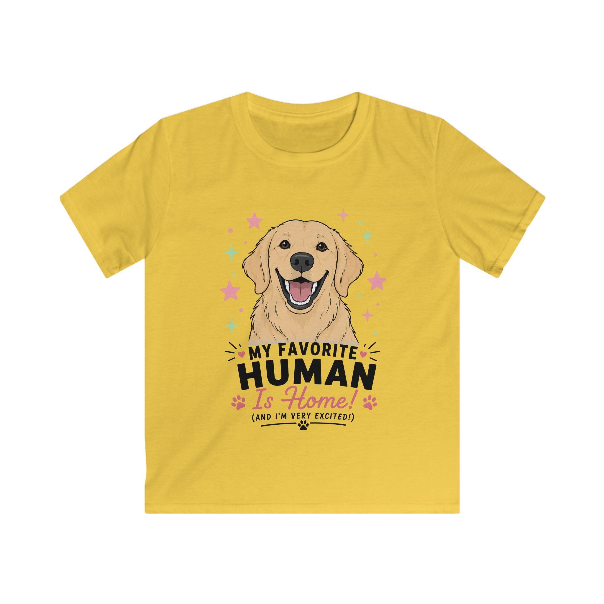 My Favorite Human is Home Kids Tee