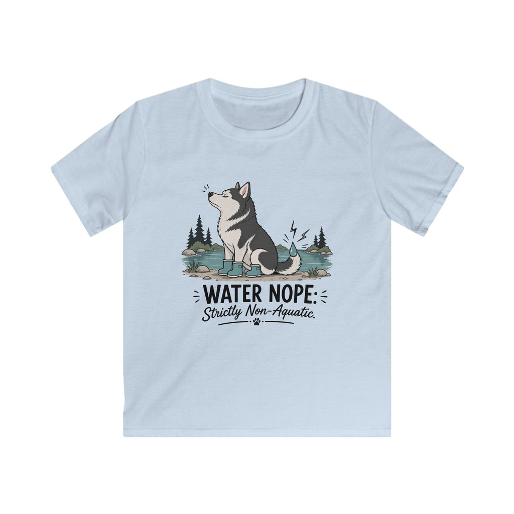 Water Nope Strictly Non-Aquatic Kids Tee