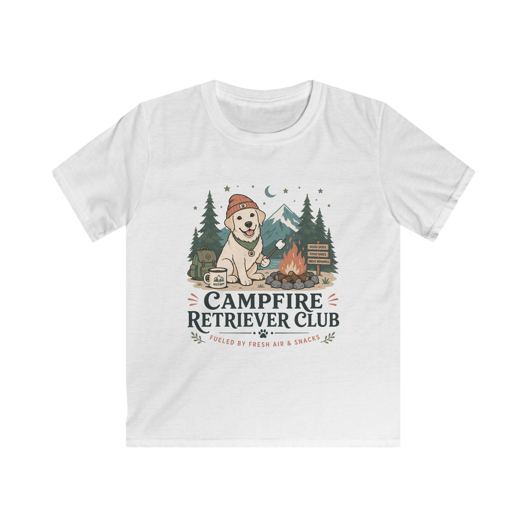 Camp Fire Retriever Club Kids Tee