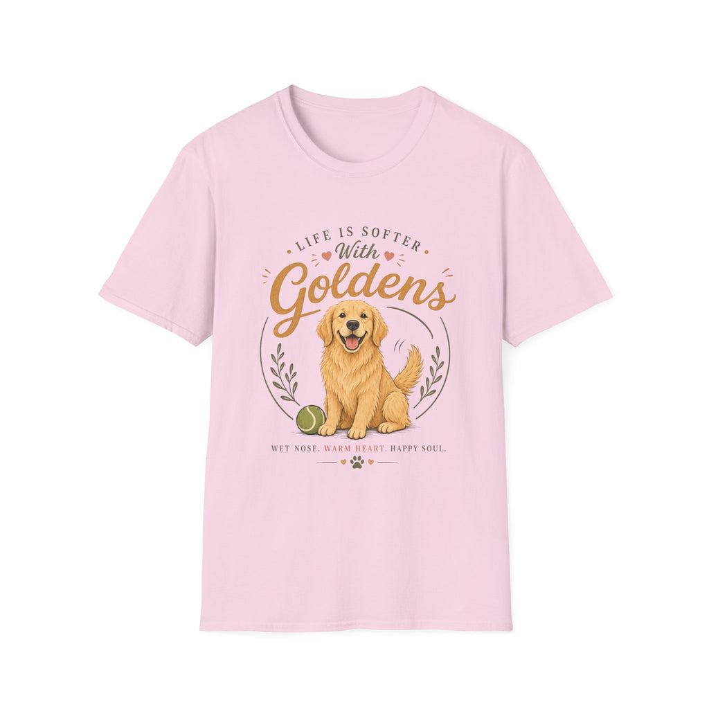Life is Softer with Goldens T-Shirt