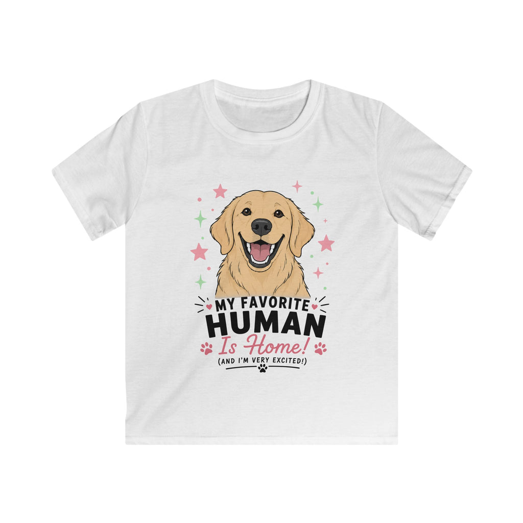 My Favorite Human is Home Kids Tee