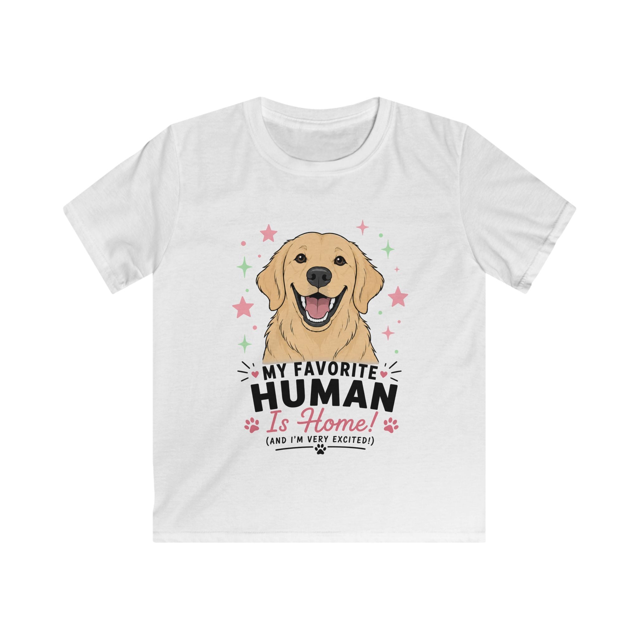 My Favorite Human is Home Kids Tee