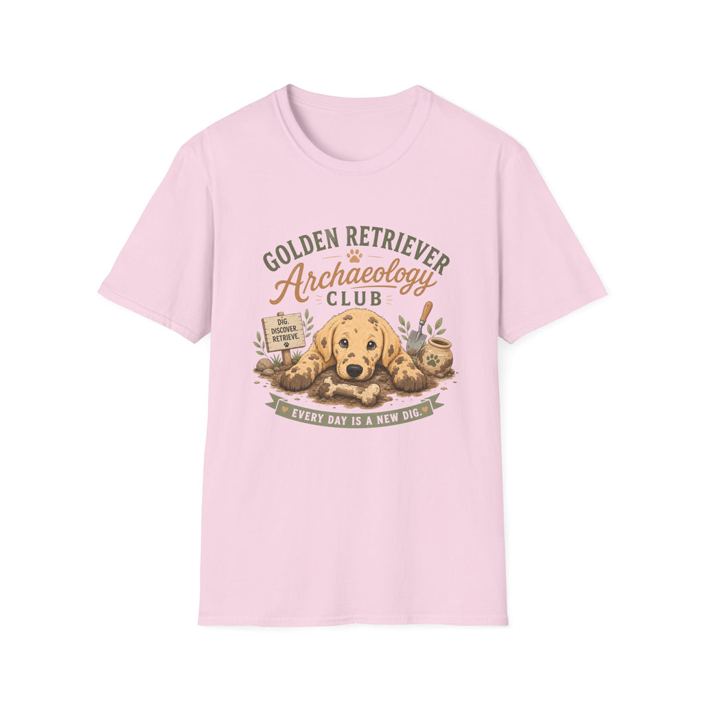 Golden Retriever Archaeology Club T-Shirt