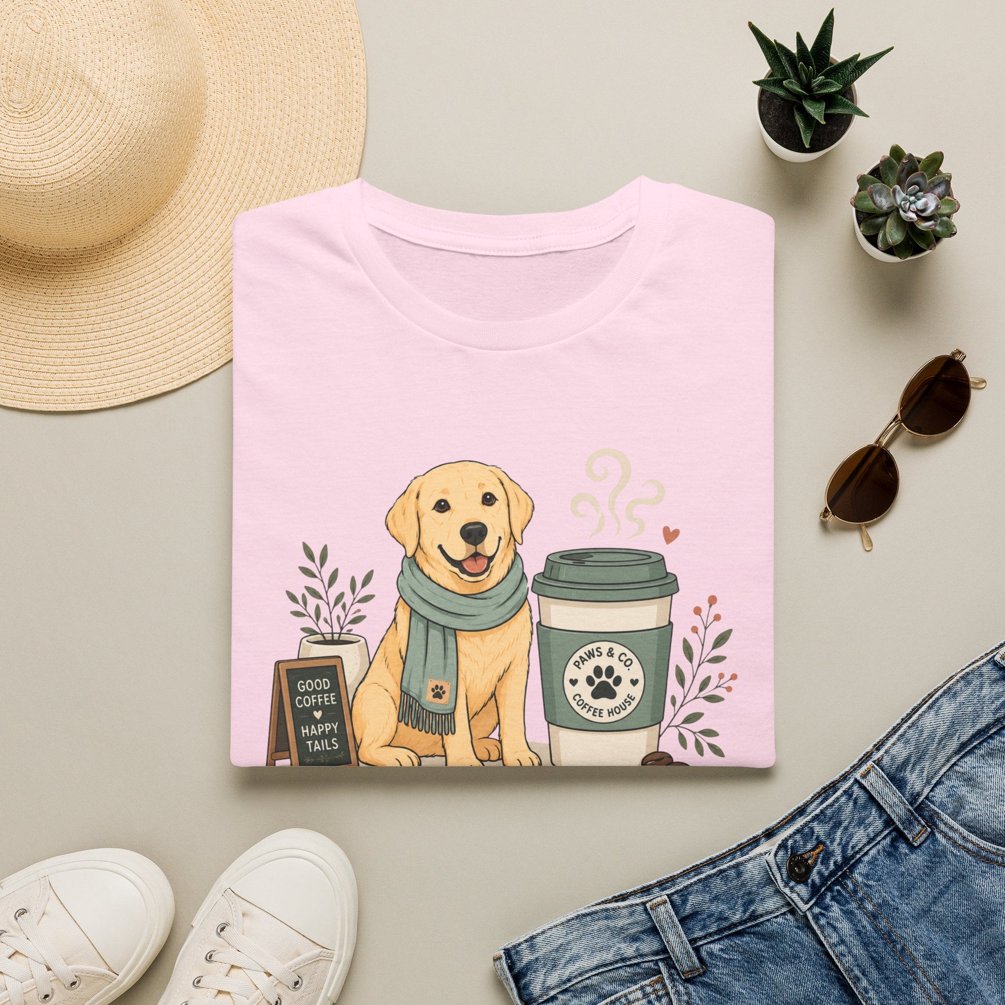 Morning Routine Coffee then Fetch T-Shirt