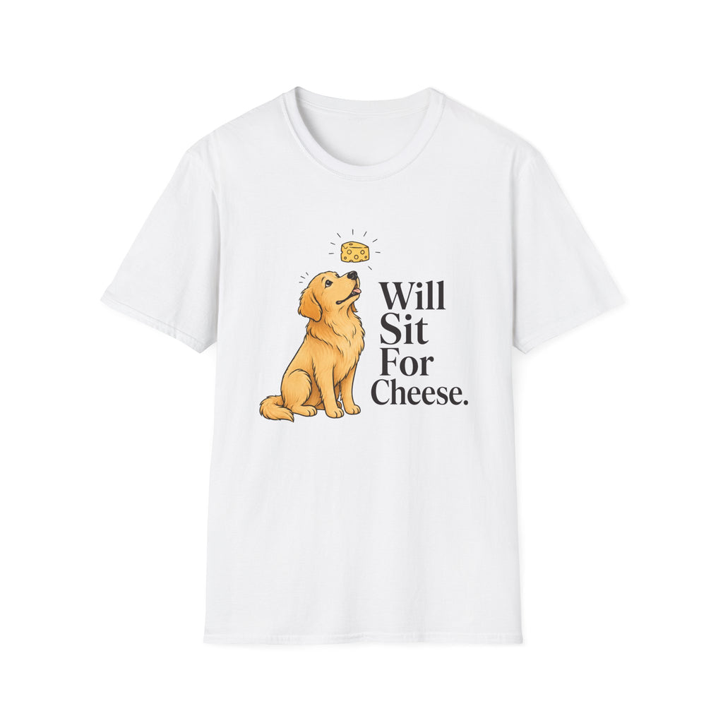 Will Sit For Cheese T-Shirt