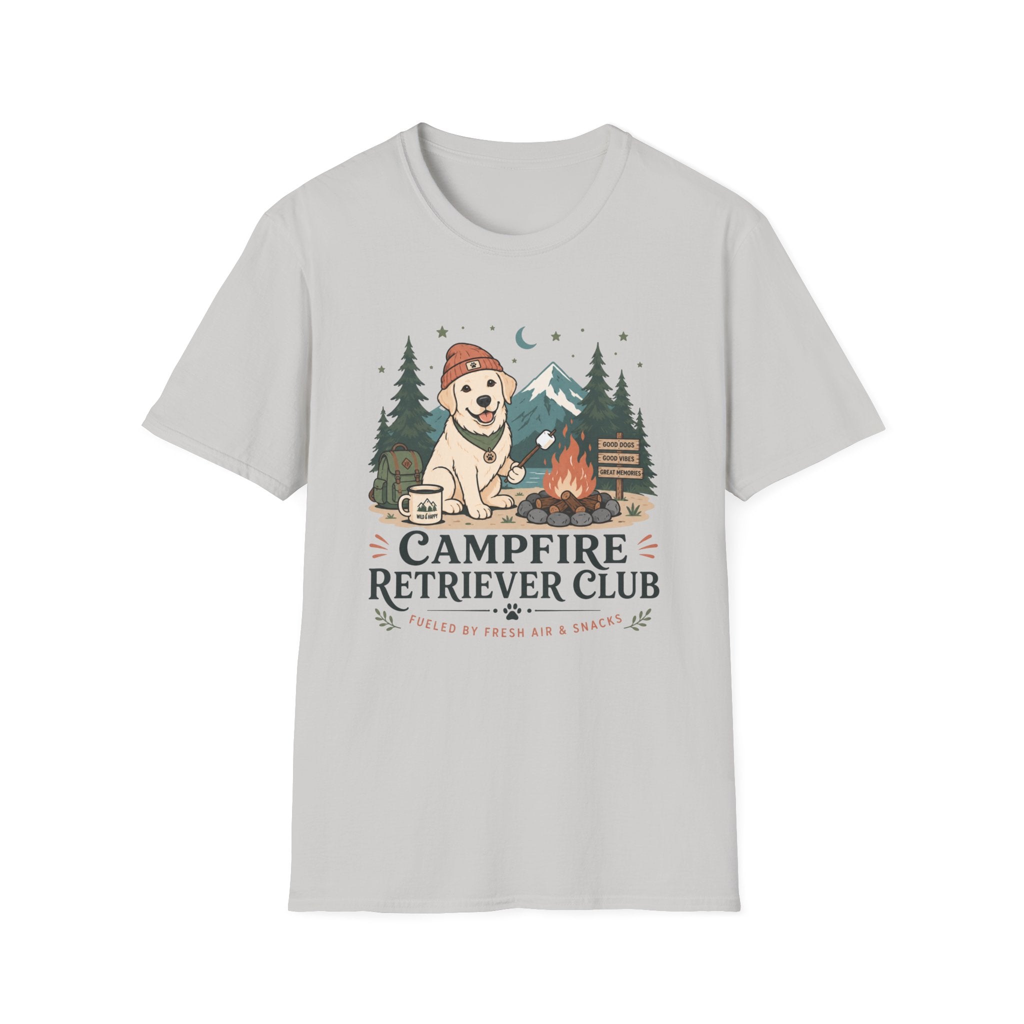 Campfire Retriever Club T-Shirt