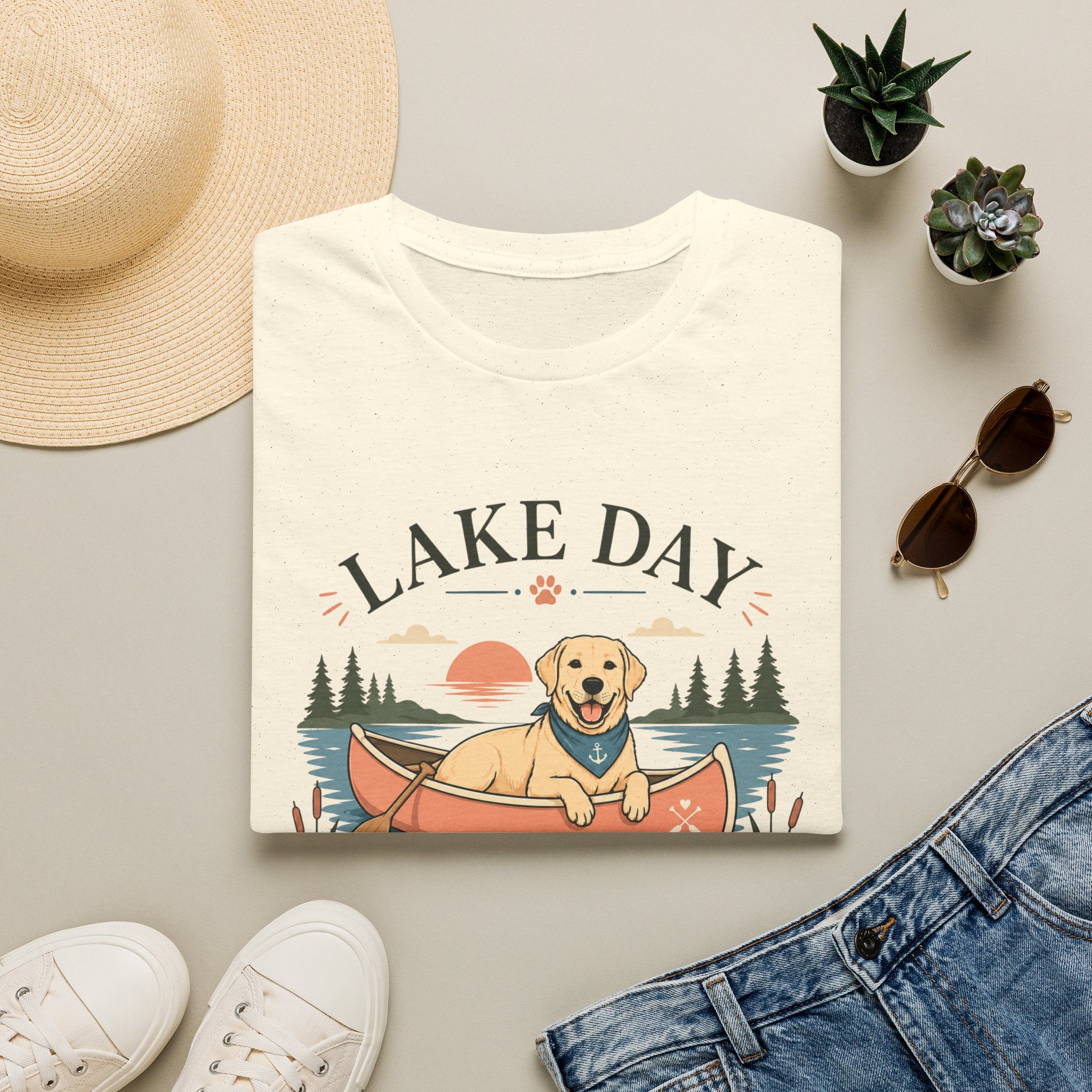 Lake Day Retriever Society T-Shirt