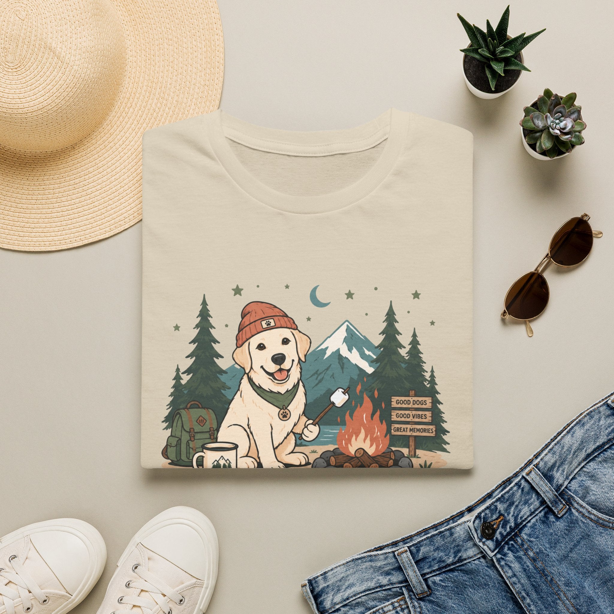 Campfire Retriever Club T-Shirt