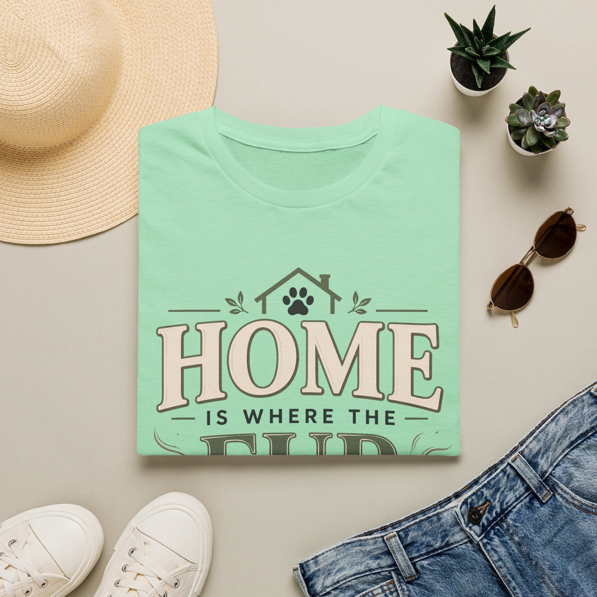 Home Is Where The Fur Collects T-Shirt