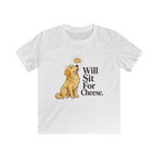 Will Sit For Cheese Kids Tee