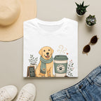 Morning Routine Coffee then Fetch T-Shirt
