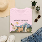 The Map Say North The Howl Say Adventure T-Shirt
