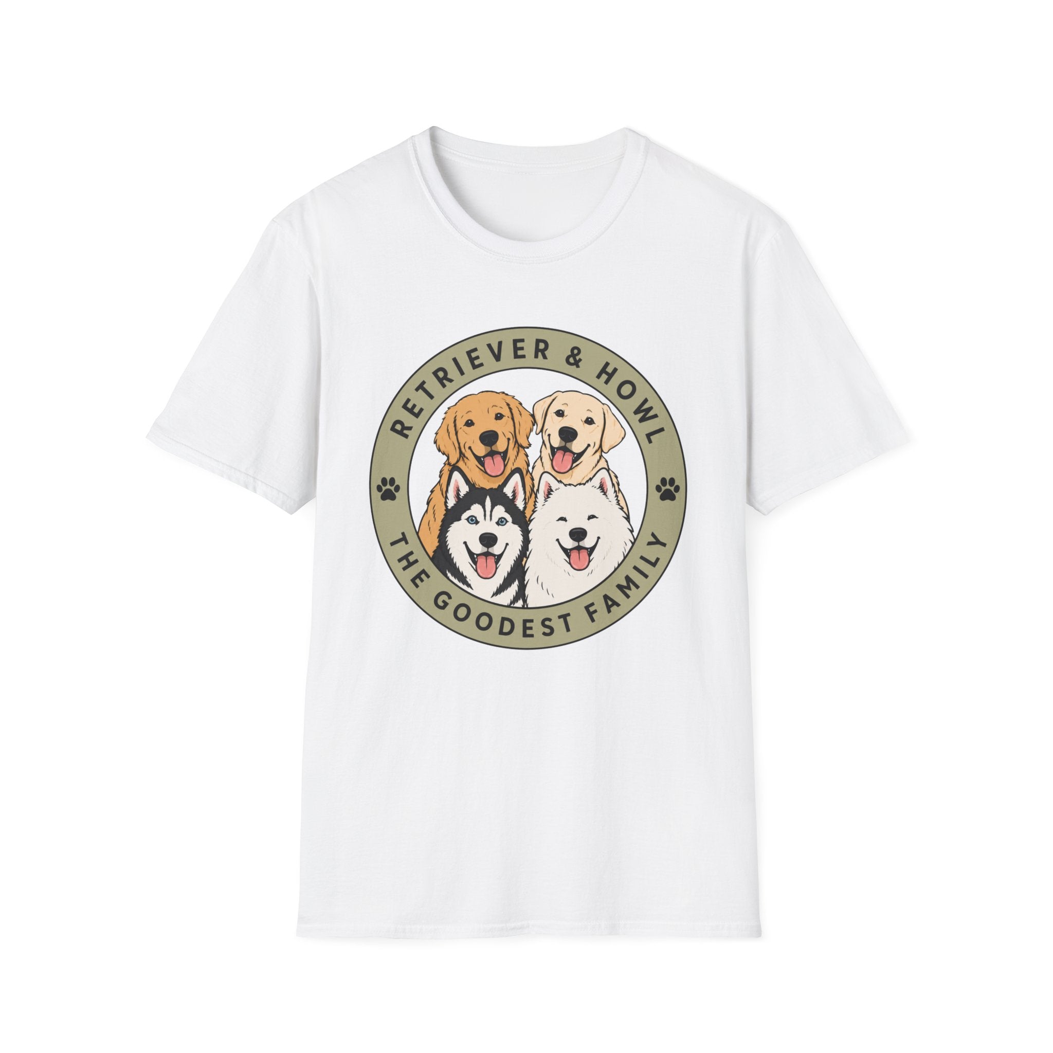 Retriever & Howl The Goodest Family T-Shirt