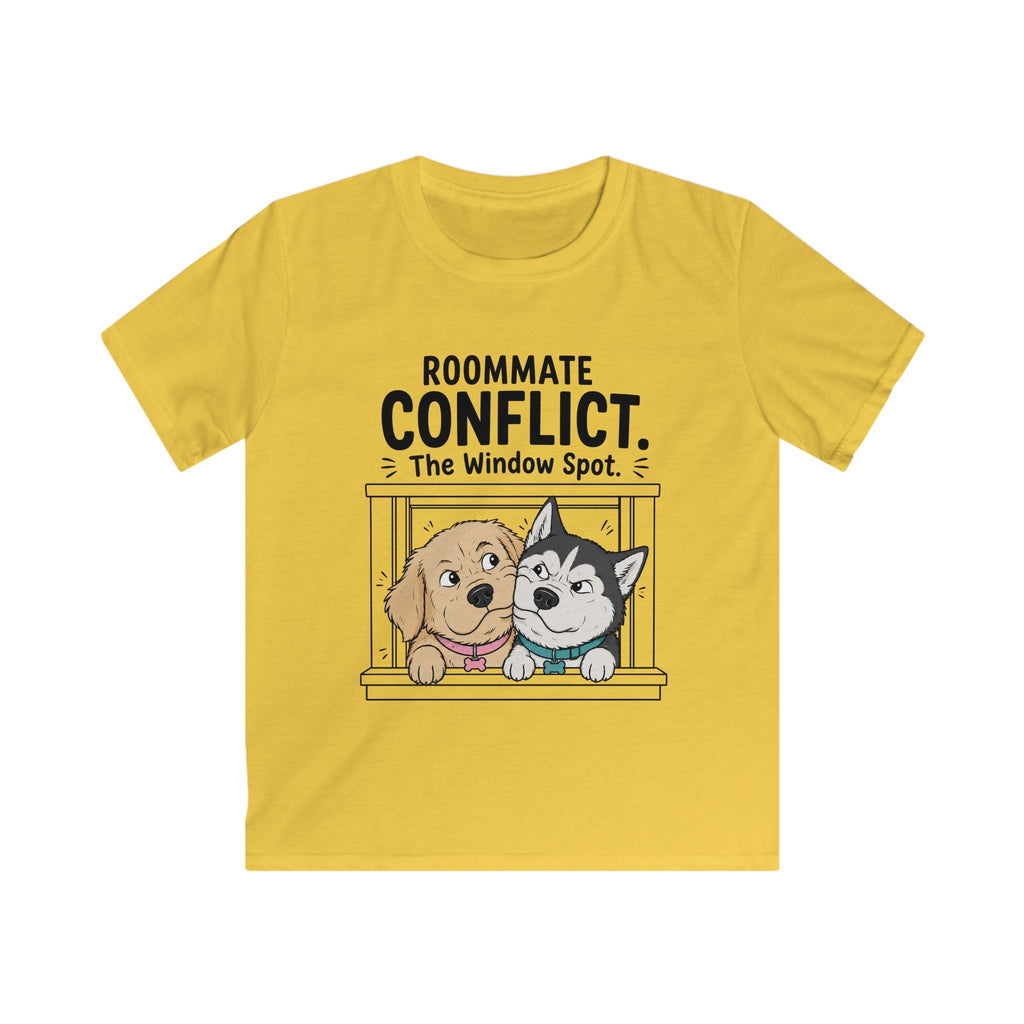 Roommate Conflict The Window Spot Kids Tee