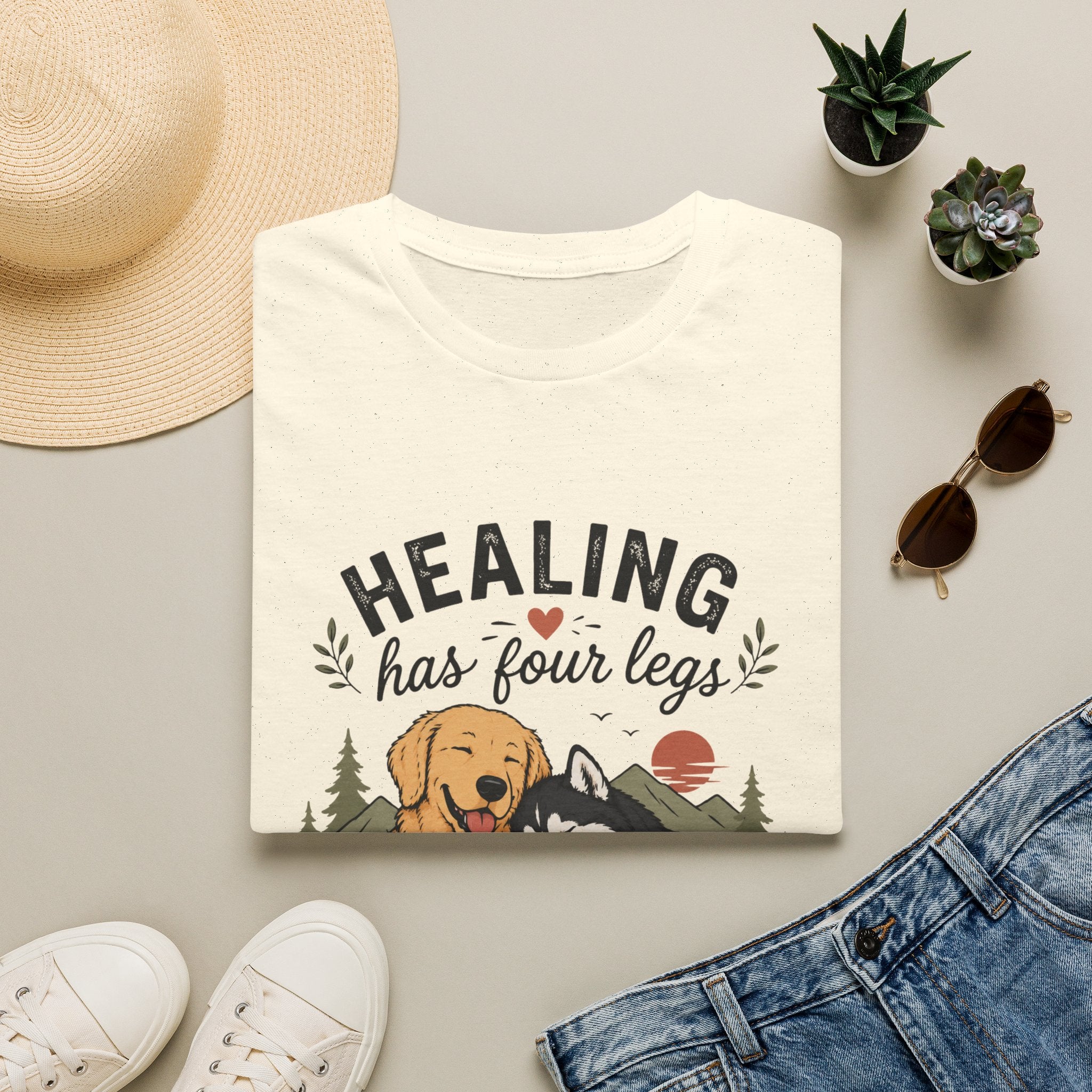 Healing Has Four Legs (Duo) T-Shirt