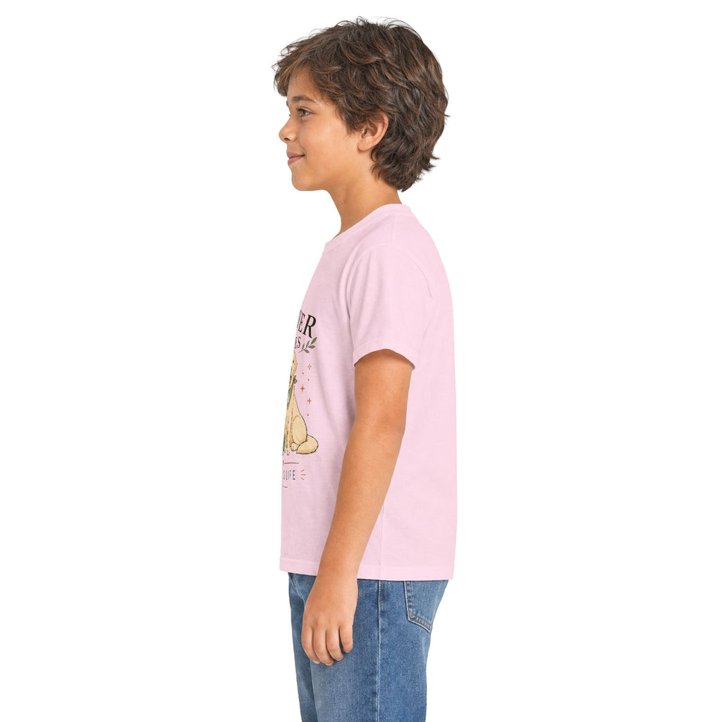 Retriever Priorities Ball is Life Kids Tee