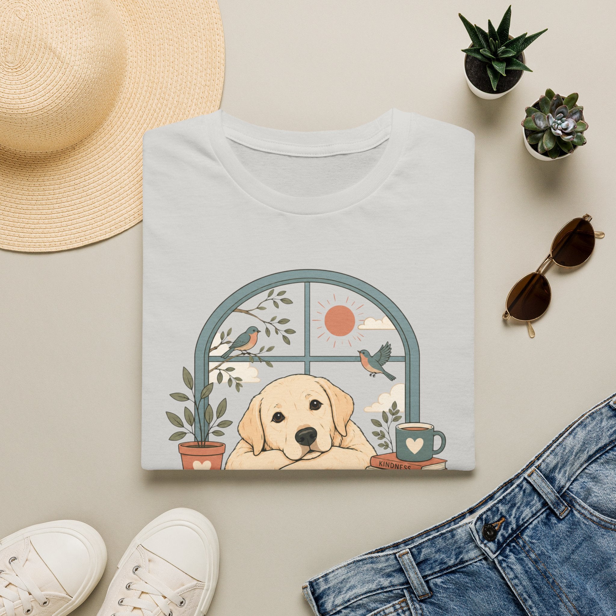 You're Safe Here, Love, Labrador T-Shirt